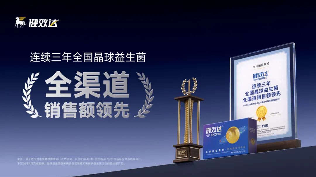 销量再创新高|健效达晶球益生菌月销突破15万盒,全渠道领跑晶球益生菌品类(图1)